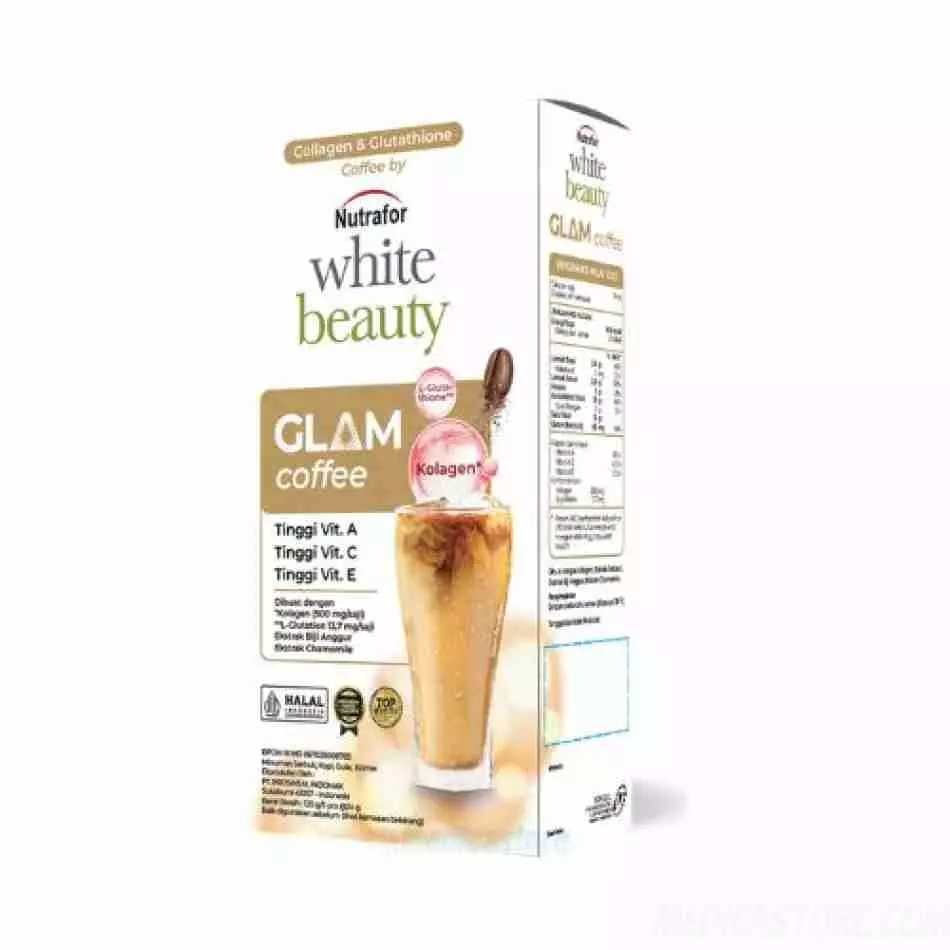 NUTRAFOR WHITE BEAUTY GLAM COFFEE — Prosweal Indomax